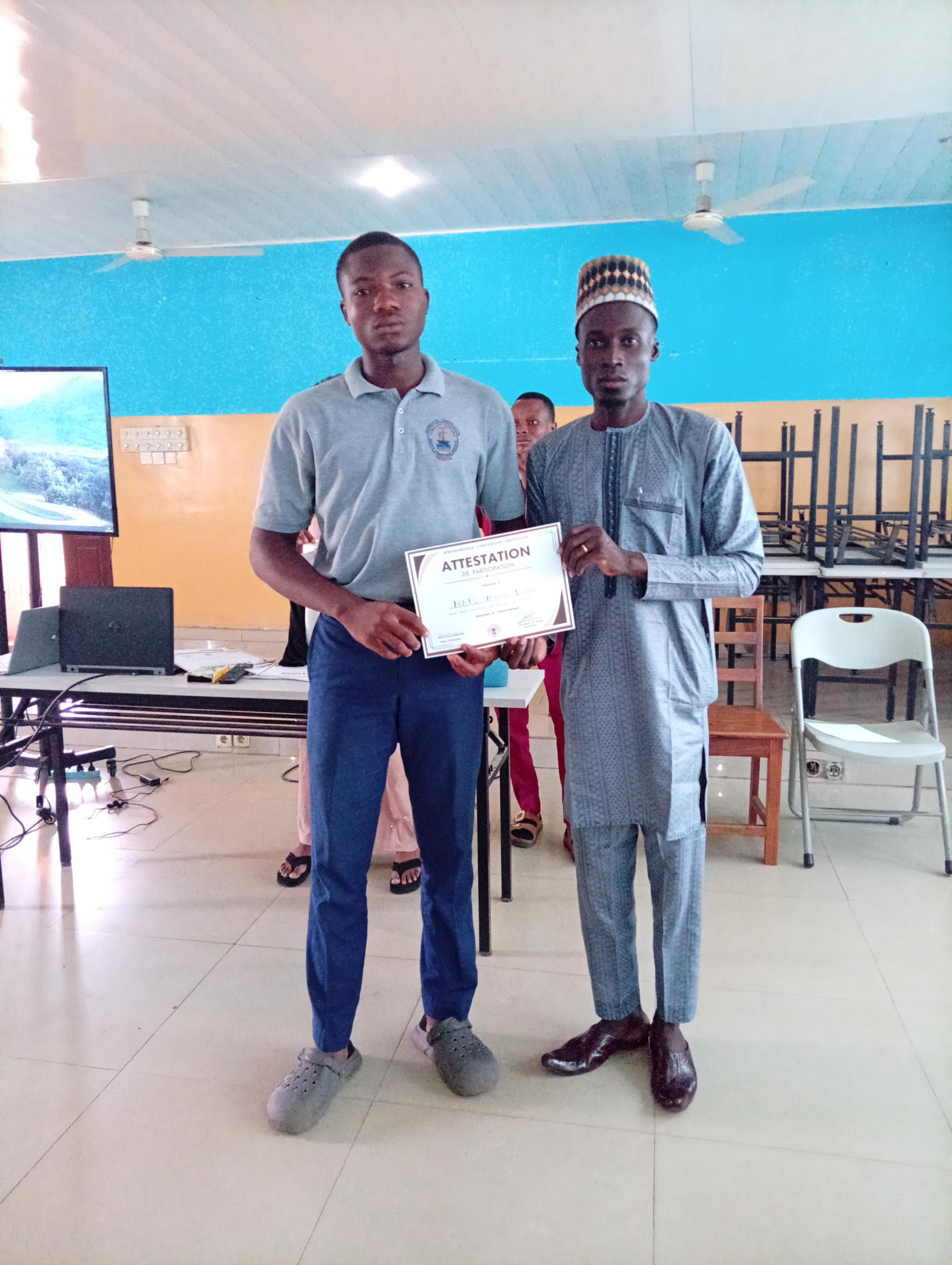 Cérémonie de remise